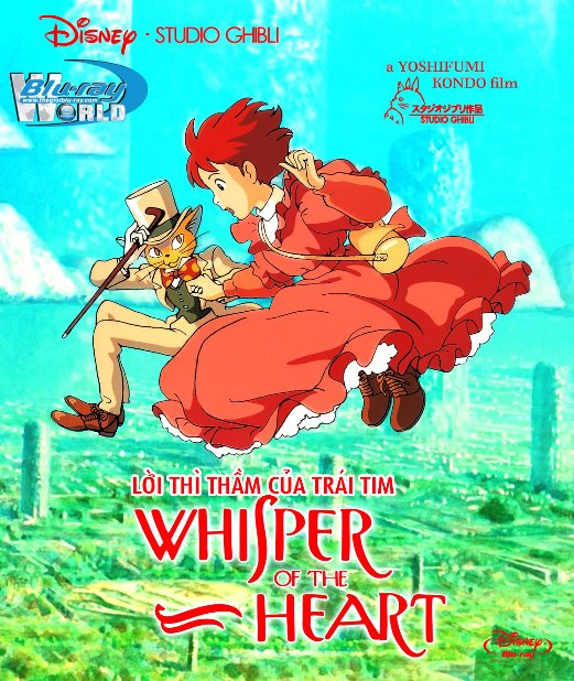 B3046.Whisper of the Heart 1995 - Lời Thì Thầm Của Trái Tim 2D25G (DTS-HD 5.1) Studio Ghibli